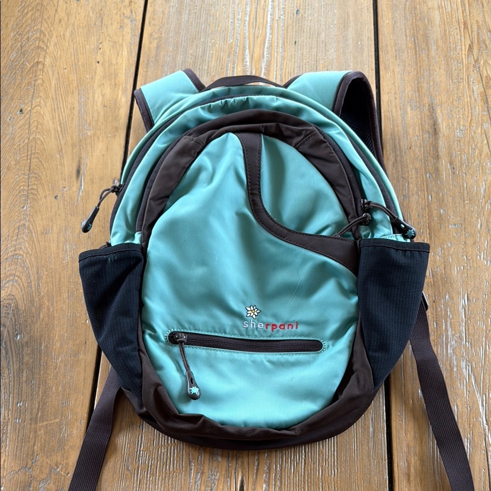 Sherpani Teal and Brown women's Backpack